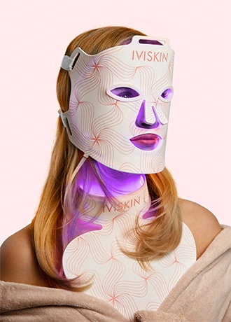 Iviskin LED maske blå