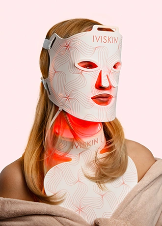 Iviskin LED maske rød